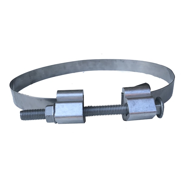 Bolt Clamp 3/4 x 0.030 x 48" Stainl, PK5